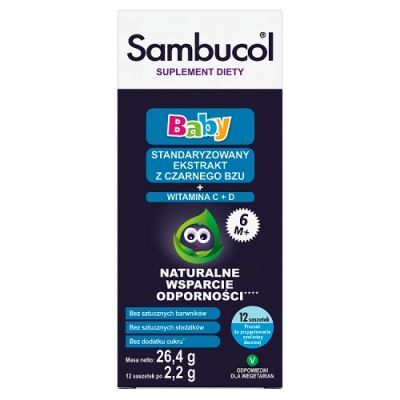 SAMBUCOL BABY proszek 12 saszetek