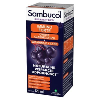 SAMBUCOL IMMUNO FORTE płyn 120 ml