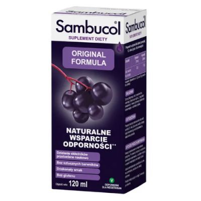SAMBUCOL ORIGINAL FORMULA płyn 120 ml