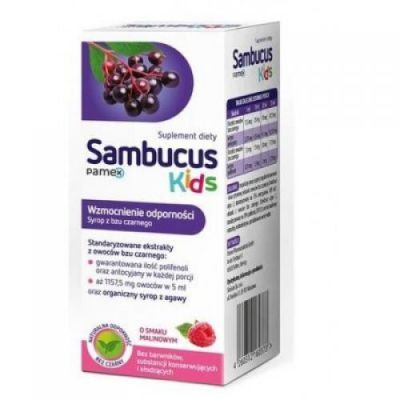 Sambucus Kids syrop- 120 ml KRÓTKA DATA  31.10.2024