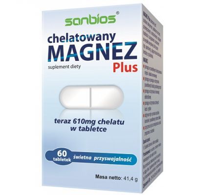 SANBIOS Magnez Plus 60 tabletek