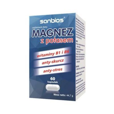 SANBIOS Magnez z Potasem, 60 tabl.