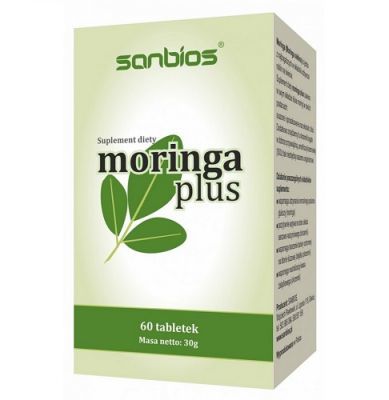 SANBIOS Moringa plus 60 tabletek