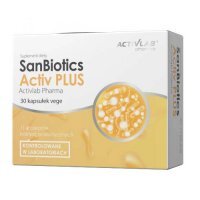 SANBIOTICS ACTIV PLUS 30 kapsułek Activlab Pharma