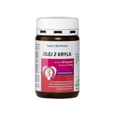 SANCT BERNHARD Olej z kryla, 90 kaps.