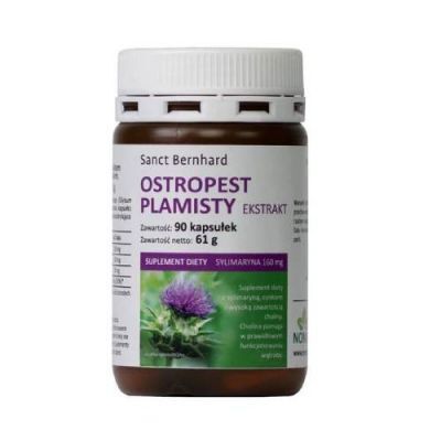 SANCT BERNHARD Ostropest plamisty Ekstrakt, 90 kapsułek