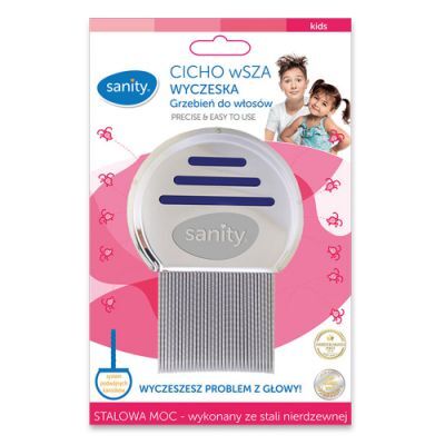 SANITY Cicho wSZA Wyczeska - Grzebień do włosów, 1szt.