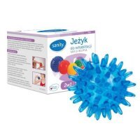 SANITY Piłka - Jeżyk do rehabilitacji niebieska 6cm, 1szt.