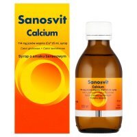 SANOSVIT CALCIUM syrop o smaku bananowym 150 ml