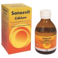 SANOSVIT CALCIUM syrop o smaku bananowym 150 ml