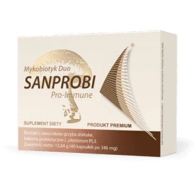 Sanprobi Pro-Immune Mykobiotyk Duo, 40 kaps.