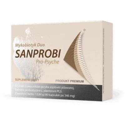 Sanprobi Pro-Psyche Mykobiotyk Duo, 40 kaps.