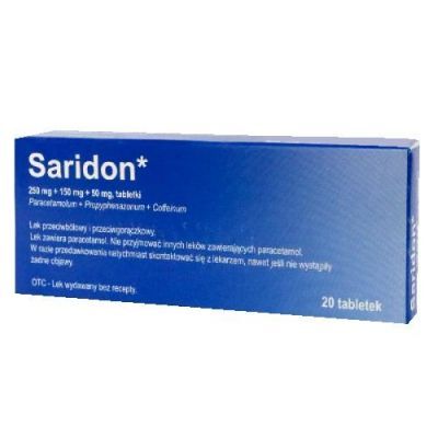 Saridon DELFARMA, 20 tabletek