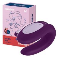 Satisfyer Double Joy  wibrator dla par sterowany aplikacją Violet