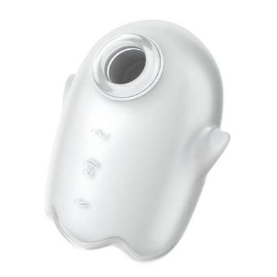 Satisfyer Glowing Ghost Stymulator łechtaczki świecący w ciemności biały