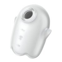 Satisfyer Glowing Ghost Stymulator łechtaczki świecący w ciemności biały