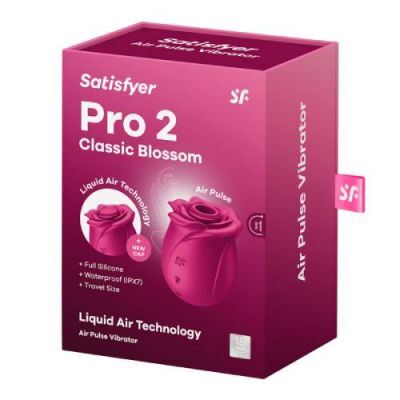 SATISFYER PRO 2 Classic Blossom Liquid Air Technology Wibrator pulsacyjny, 1 szt.