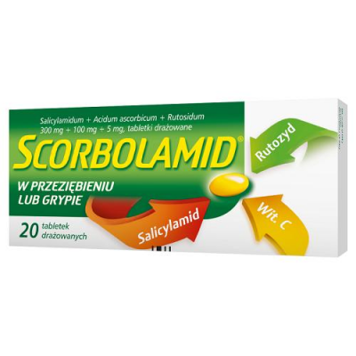 SCORBOLAMID 20 tabletek