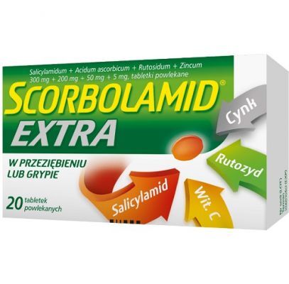 SCORBOLAMID EXTRA 20 tabletek