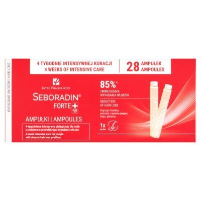 SEBORADIN FORTE Ampułki przeciw wypadaniu włosów 28 x 5,5 ml