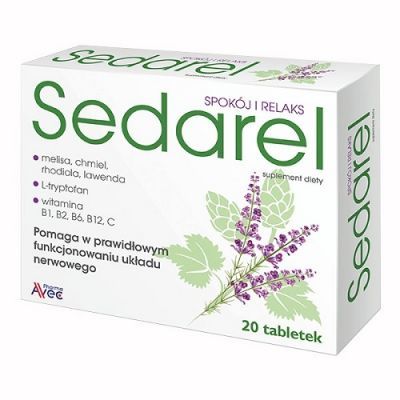 SEDAREL 500 mg 20 tabletek