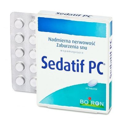 SEDATIF PC 60 tabletek BOIRON nerwowość, zaburzenia snu
