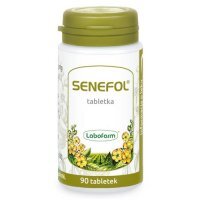 SENEFOL 90 tabletek na zaparcia, działanie przeczyszczające
