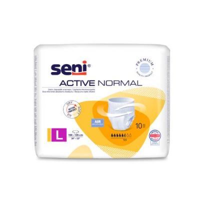 SENI ACTIVE NORMAL pieluchomajtki rozmiar L 10 sztuk