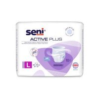 SENI ACTIVE PLUS L, 10szt. - Elastyczne majtki chłonne