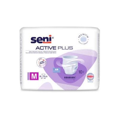 SENI ACTIVE Plus M, 10szt. - Elastyczne majtki chłonne