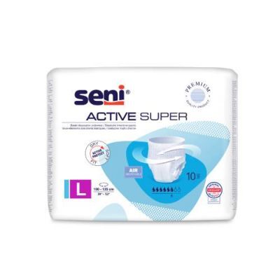 SENI ACTIVE SUPER L, 10szt. - Elastyczne majtki chłonne