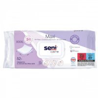 Seni Care Maxi Duże chusteczki nawilżane 3w1, 52 szt.