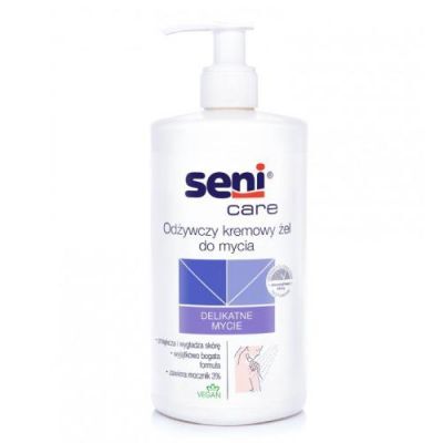 SENI CARE Odżywczy kremowy żel do mycia mocznik 3% 500 ml