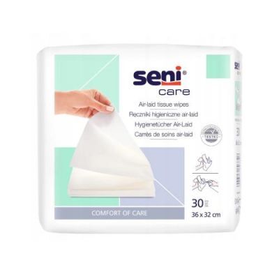 SENI CARE Ręczniki higieniczne air-Laid 36x32 cm, 30SZT.