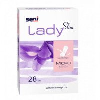 SENI LADY SLIM MICRO Anatomiczne wkładki urologiczne, 28 szt.