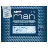 SENI MAN Normal wkładki urologiczne dla mężczyzn 15 sztuk
