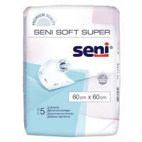 SENI SOFT SUPER podkłady higieniczne 60 cm x 60 cm  5 sztuk