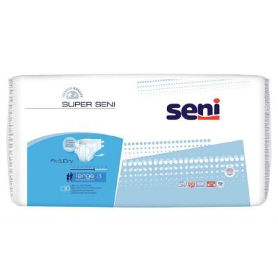 SENI SUPER AIR L, 30 szt. - Pieluchomajtki dla dorosłych