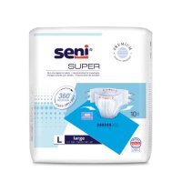 SENI SUPER Pieluchomajtki dla dorosłych Large L, 10szt.