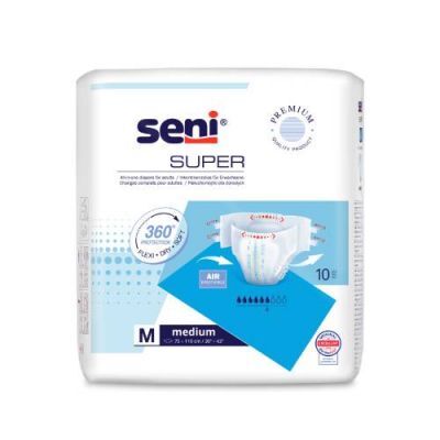 SENI SUPER Pieluchomajtki dla dorosłych Medium M, 10szt.