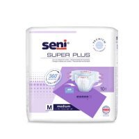 SENI SUPER PLUS  Pieluchomajtki dla dorosłych Medium M, 10szt.