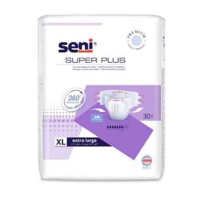 SENI SUPER PLUS Pieluchomajtki dla dorosłych X-Large XL, 30szt.