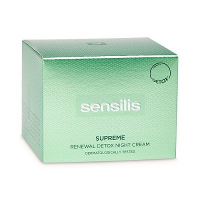SENSILIS SUPREME RENEWAL DETOX krem na noc 50 ml+ KOSMETYCZKA GRATIS