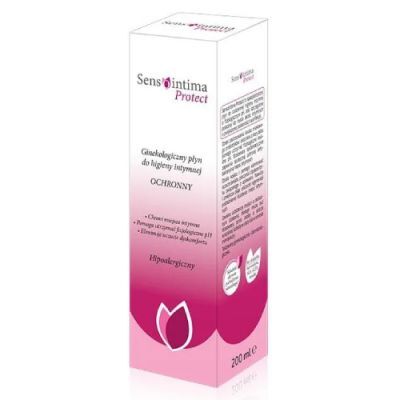 SENSOINTIMA PROTECT Ginekologiczny płyn do higieny intymnej 200 ml