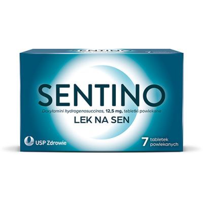 Sentino Lek na sen 12,5 mg, 7 tabletek powlekanych