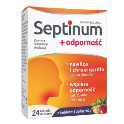 Septinum +odporność, 24 tabletki do ssania