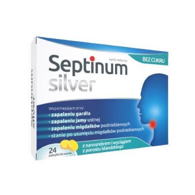 Septinum Silver pastylki do ssania, 36 szt.