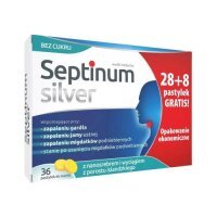 Septinum Silver pastylki do ssania, 36 szt.