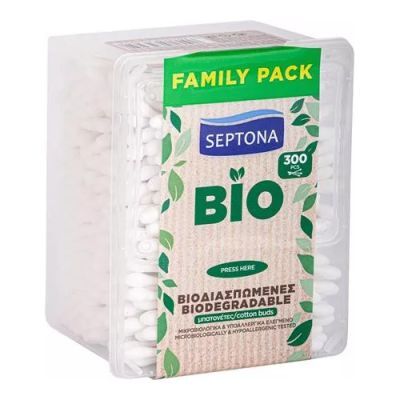 Septona Biodegradowalne patyczki higieniczne, 300 szt.