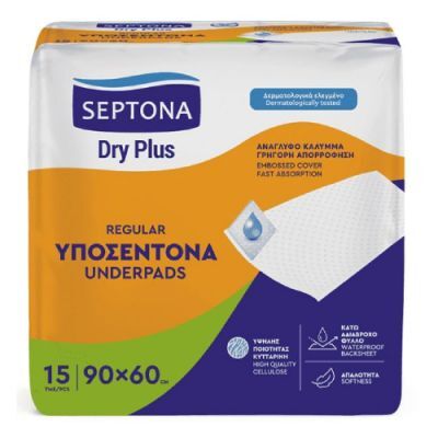 Septona Dry Plus Regular Podkłady chłonne 90x60 cm, 15 szt.